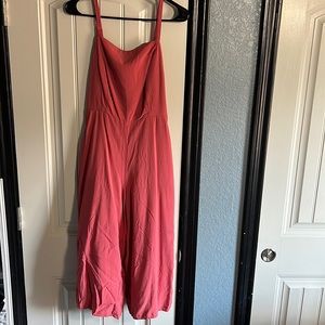 Strappy Midi-Length Jumpsuit